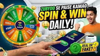 How to earn money from Zubydo App? 🤑 Spin & Win Daily | Zubydo App Real or Fake? screenshot 3