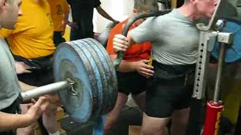Army Powerliftings John (Hack) Hackman - 675 Squat...