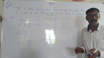 Class 8th state syllabus direct and inverse proportion explained in telugu