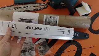 Panther 1/4 pitch bar and chian kit for 18 volt Makita xcu06 from monkeybeaver.com