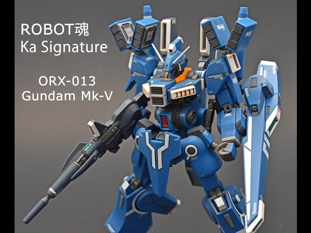 ROBOT魂 Ka Signature Custom Gundam Mk-V - YouTube