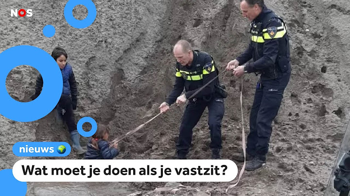 Yassirs zusje kwam vast te zitten in drijfzand
