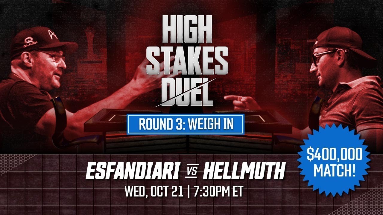 High Stakes Duel | Round 3 | The Weigh-In | Phil Hellmuth vs Antonio ...
