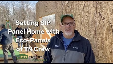 Setting SIP Panel Home with Eco Panels of Tennessee Crew