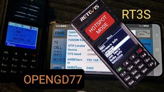 RT3S OPENGD77 Hotspot Using Blue DV & Android Phone - FAIL screenshot 3