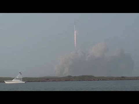 INTENSE Sound of Starship Superheavy Launch and Explosion on OFT-1