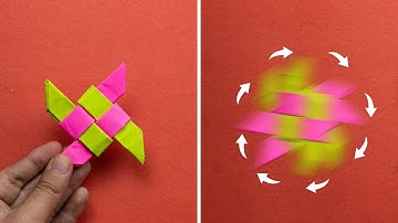 How to Make Ninja Spinner | Paper Fidget Spinner | Fidget Toy with Paper Tutorial | 92 Crafts