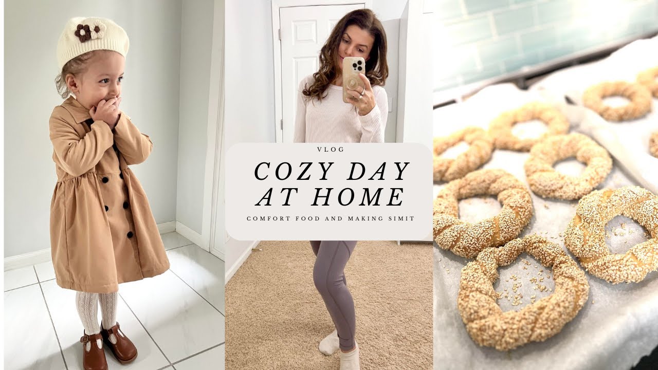 VLOG | Cozy Day At Home - Comfort Food and Making Simit | Keti Lupeski