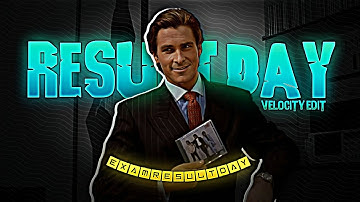 EXAM RESULT DAY - VELOCITY EDIT | Result Day Status | Exam Results Status | Danzer Editz