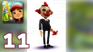 Subway Surfers - Gameplay Walkthrough Part 11 - Frank: Clown Outfit (iOS, Android)
