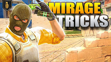 MIRAGE CS2 TRICKS to play like a PRO