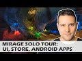 Lenovo Mirage Solo:  UI Tour / Playing  Android Apps & Games In VR On A Virtual Screen! Awesome!