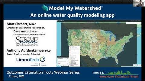 Model My Watershed® Tool Training