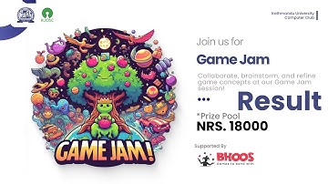 Results of KUCC Monthly Game Jam Supported by Bhoos Games