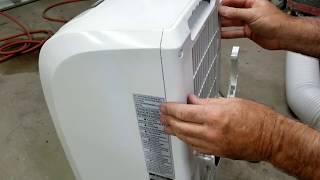 Portable air conditioner problem turns off then back on