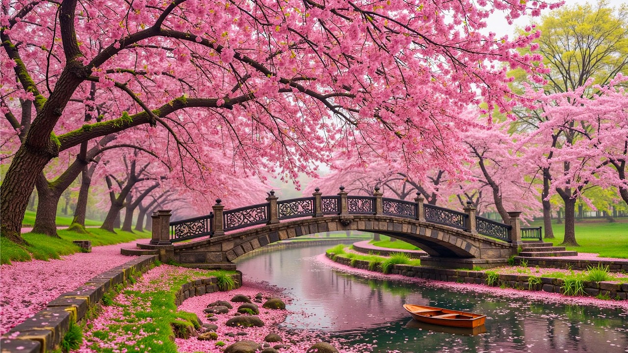 Beautiful relaxing music 🌸 Calm sounds of nature, stress relief and deep sleep