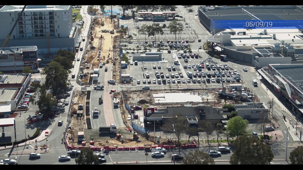 Canning City Centre - Cecil Avenue progress (November 2019)