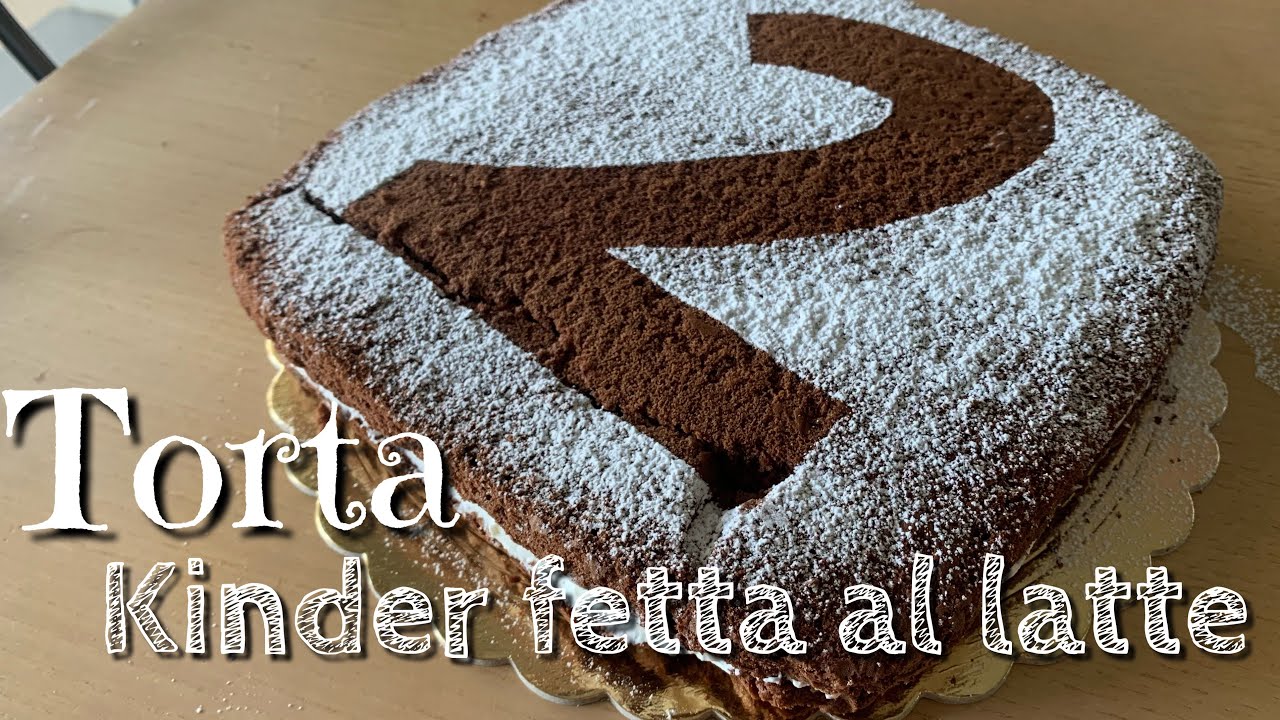 Torta KINDER FETTA AL LATTE