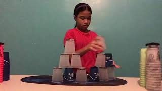 Sport stacking: Reverse 6 cycle (8.743) *Read Description*