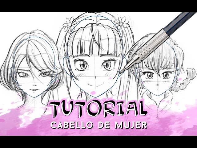 Anime Style: Hair  Cómo dibujar cosas, Dibujos, Arte manga