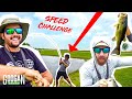 Ultimate SPEED FISHING CHALLENGE!! ( HE ALMOST DROWNED! )