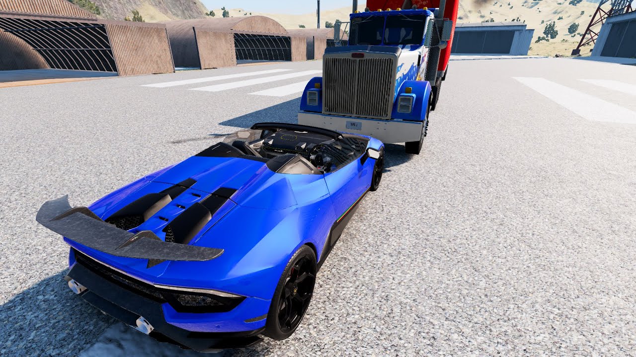 Cars vs Truck #3 BeamNG Drive Realistic Cars Crashes - YouTube