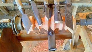 Macam dan fungsi pisau bubut....bubut kayu