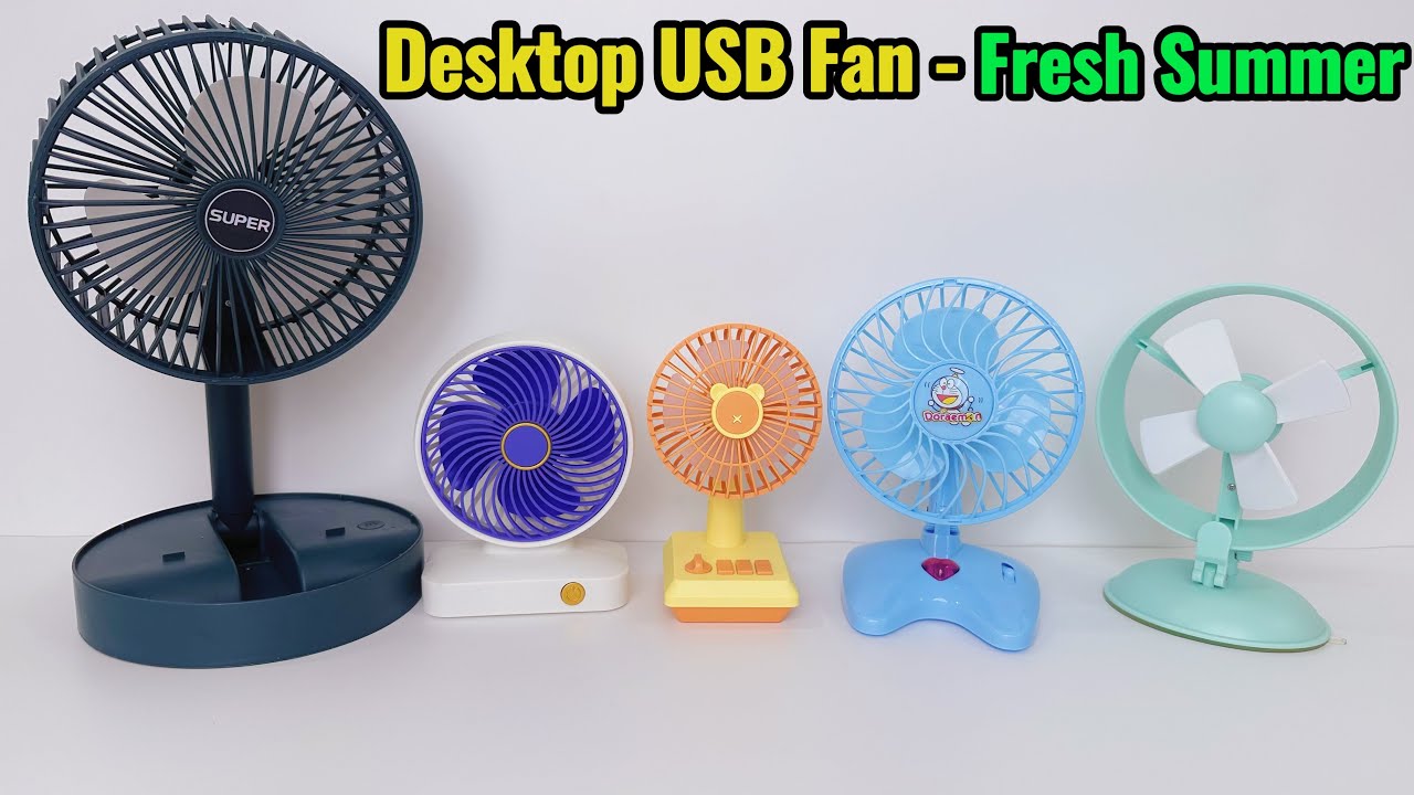 Mini Air Desktop Fan - Cheap Air Cooler Fan USB, Fresh Cool Summer | Unboxing & Review