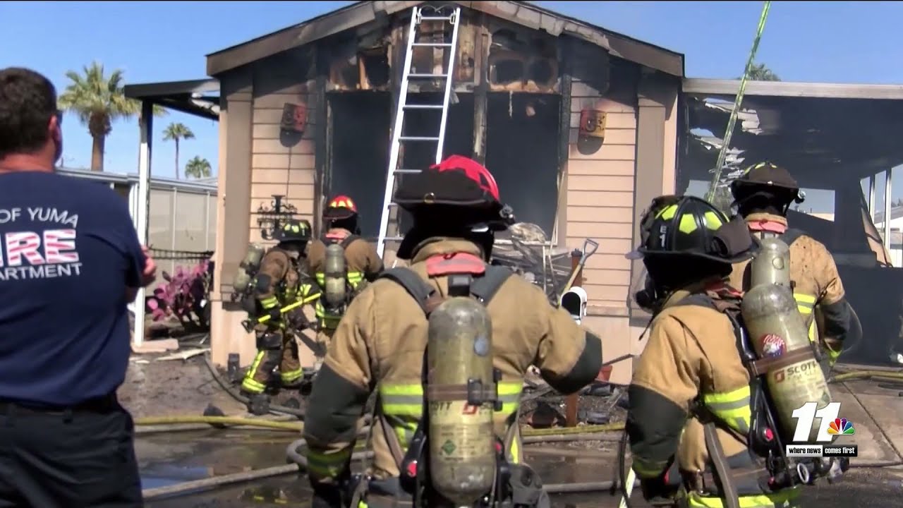 GoFundMe created for man injured in mobile home fire - YouTube