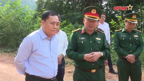 QUÂN KHU 1 BÀN GIAO CÔNG TRÌNH ĐƯỜNG TUẦN TRA BIÊN GIỚI