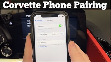2020 - 2023 Chevy Corvette Bluetooth Phone Connect - How To Pair Sync Chevrolet Iphone Samsung Pixel