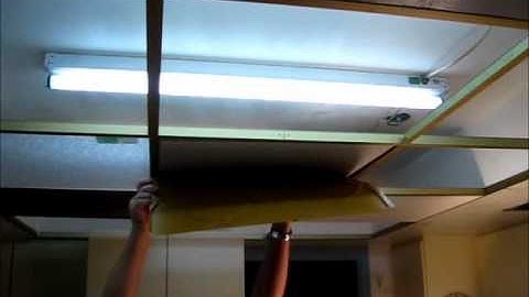 Grid Installation instructions for PVC Decorative Ceiling Tile into suspended grid