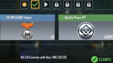 Call Of Duty Mobile Kill 10 Enemies with Any LMG Task Complete