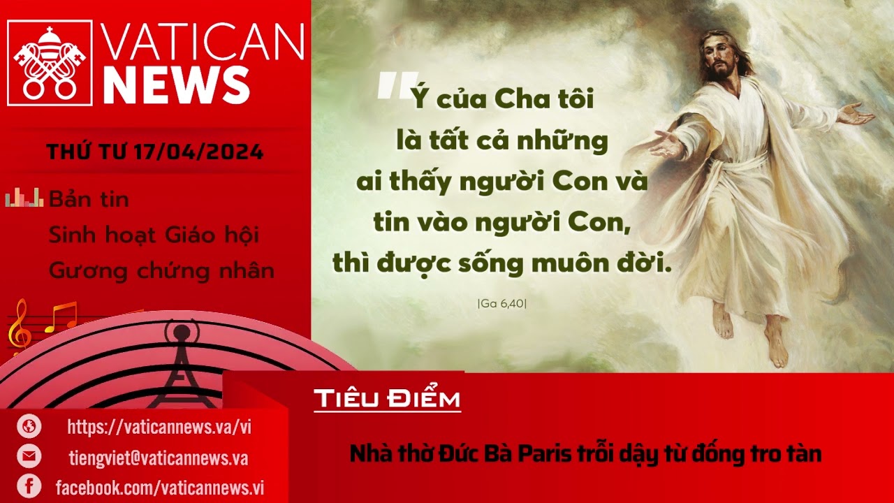 Radio thứ Tư 17/04/2024 - Vatican News Tiếng Việt