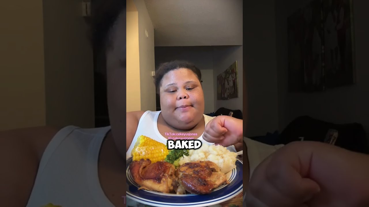 Baked Chicken & Mashed Potatoes 🍗🥔🔥 | Comfort Food Mukbang