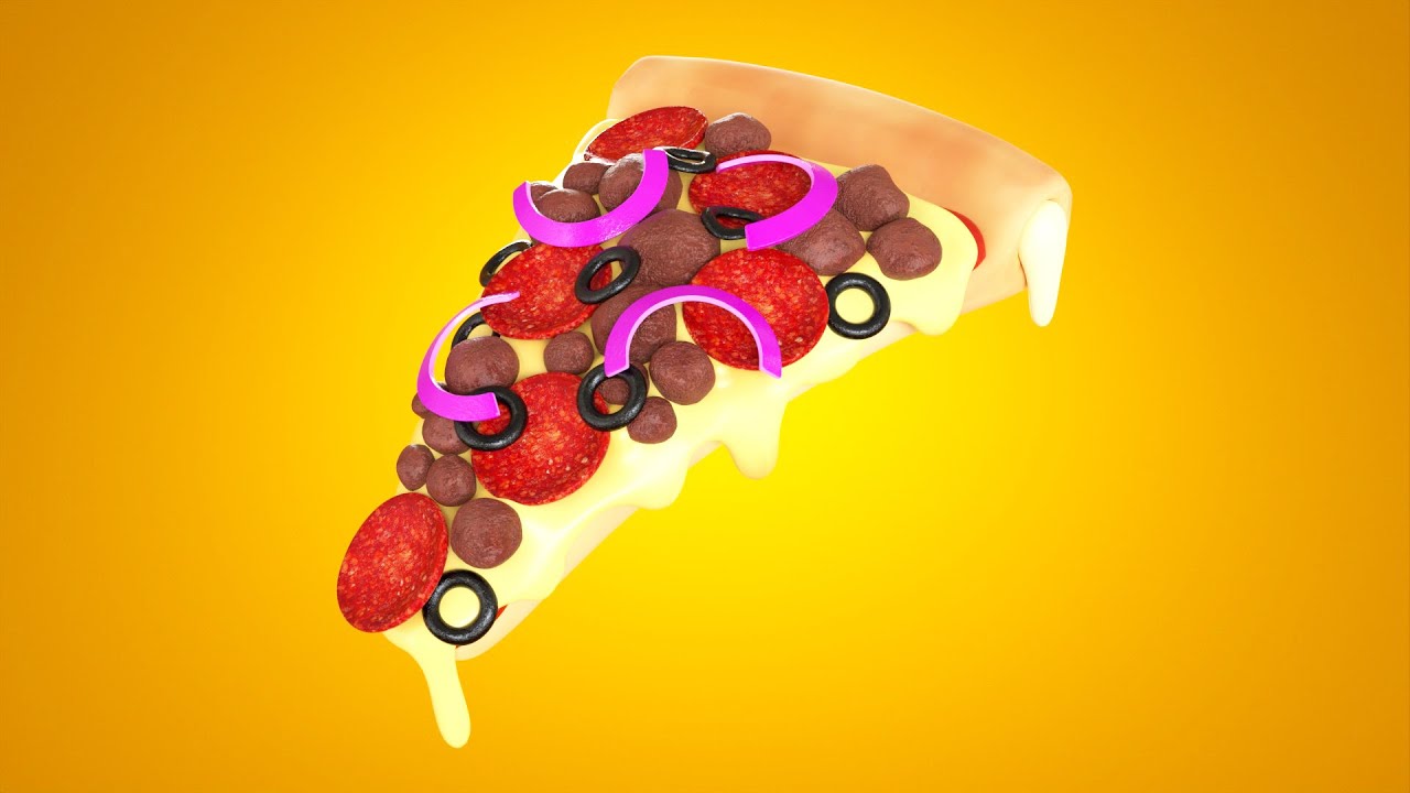 Pizza 001 3D Model