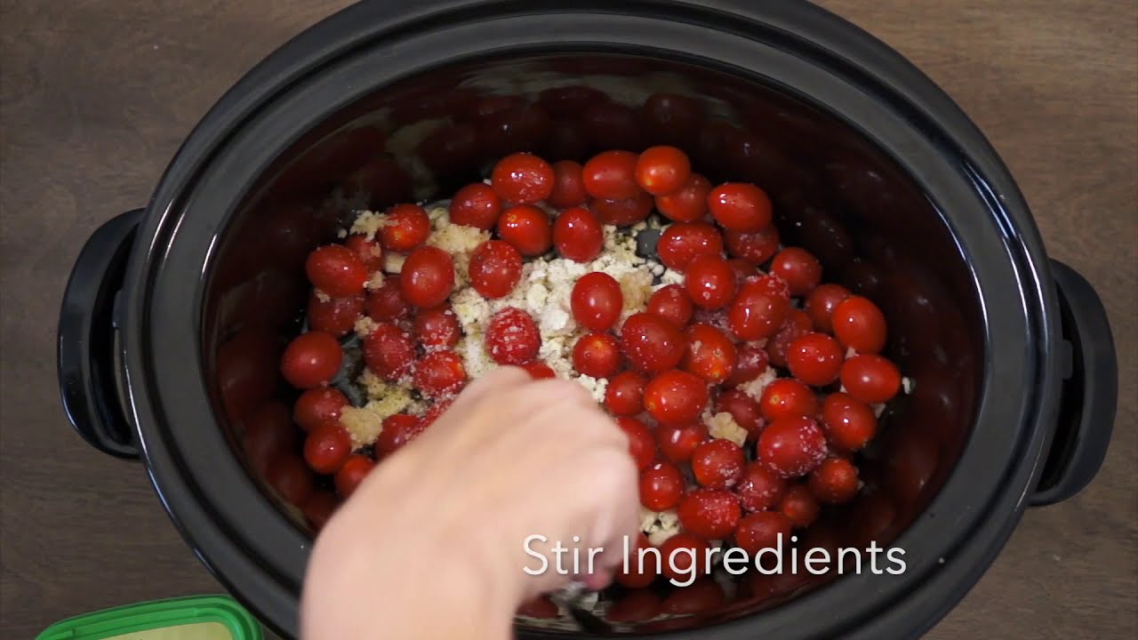 Tik Tok Viral Baked Feta Pasta Crock Pot YouTube