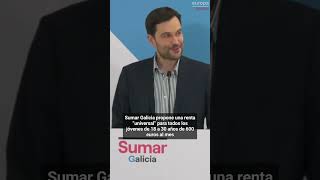 Sumar propone una renta "universal" para todos los jóvenes de 18 a 30 años de 600 euros al mes