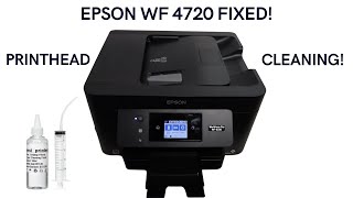 Epson WF 4720 Fixed Unclogged/Cleaned Printhead!