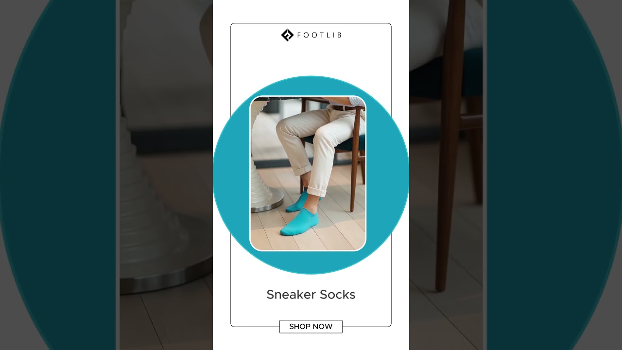 Slide into comfort — crew or sneaker socks, it’s always Footlib. 🧦✨