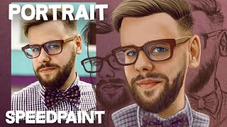  Digital Portrait Speedpaint On Adobe Fresco