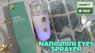 Nano Mini Eyes Sprayer|| unboxing eyes sprayer|| experience by Numair||Chamkty Taray||#short