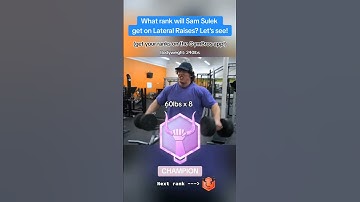 Try the app and get your ranks! #gym #samsulek #lateralraise #shoulderworkout #gymprogress