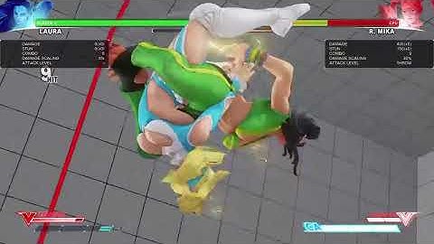 SFV: After stun combos with Laura