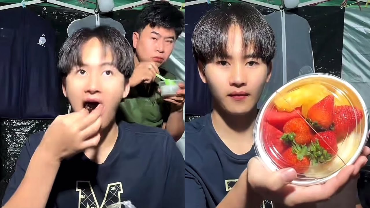 พ่อลูกต้าวหยองน่ารัก!! กินอะไรกันนะ!? ก่อนแต่งหน้าแสดงลพบุรี