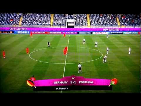 Germany vs Portugal Euro 2012 Group B 09/06/2012 FIFA 12 Preview Full Highlights