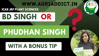 BD Singh or Phudhan Singh-PLANT BREEDING | Complete Breakdown of Subject | ICAR JRF | Kavya | AIR 2 screenshot 5