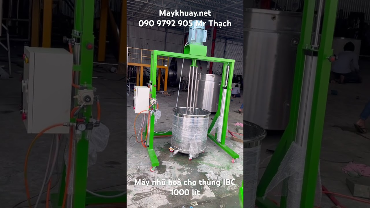 Máy nhũ hoá cho thùng IBC 1000 lít call 090 9792 905 Mr Thạch 