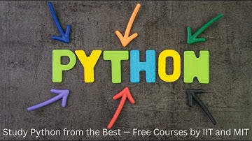 Study Python from the Best — Free Courses by IIT and MIT #python #shortvideos #shorts