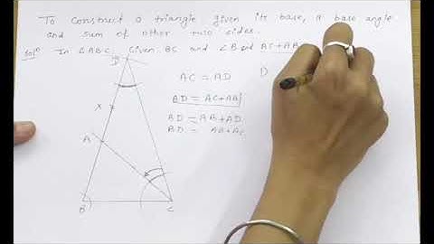 MATHS-IX-11-03 Construction of triangles,  Pradeep Kshetrapal channel